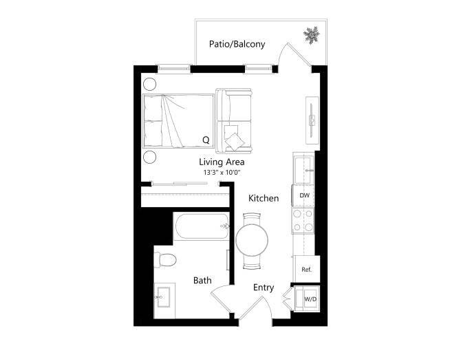 Floor Plan - 501-Broadway_B1