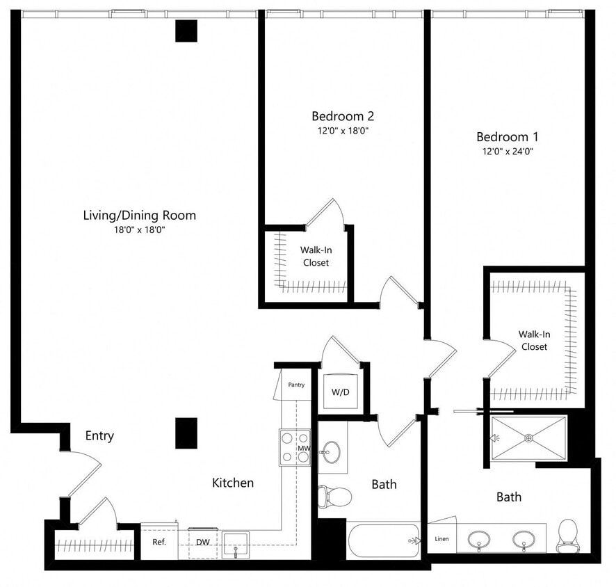 Floor Plan - 2E-1