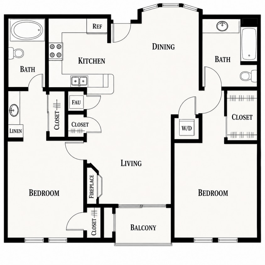 Floor Plan - The Magnolia