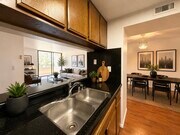 AI staged kitchen - 600 W 9th St Unit 814