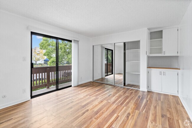 1BR, 1BA -750SF - Primary Bedroom - Burbank Villas