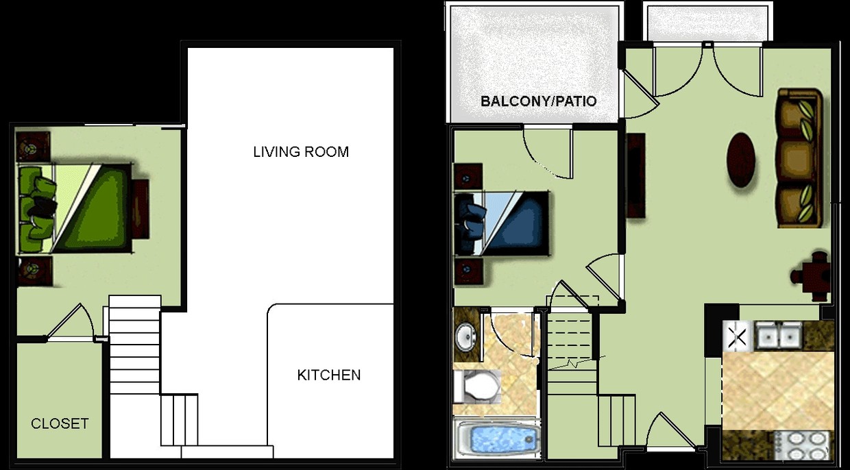 One Bedroom Loft - One Bedroom Loft