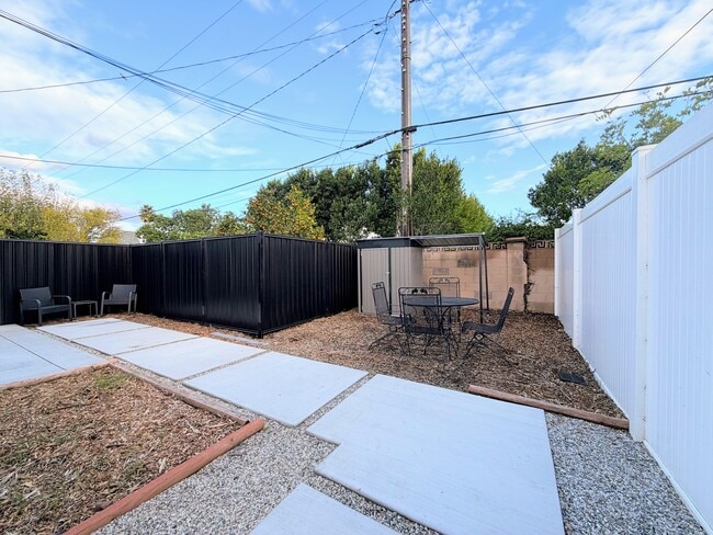 Private yard - 1518 Warwick Ave