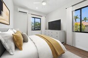 Coming Soon: Freestanding Home bedroom with hard-surface flooring - eaves San Marcos Apartments