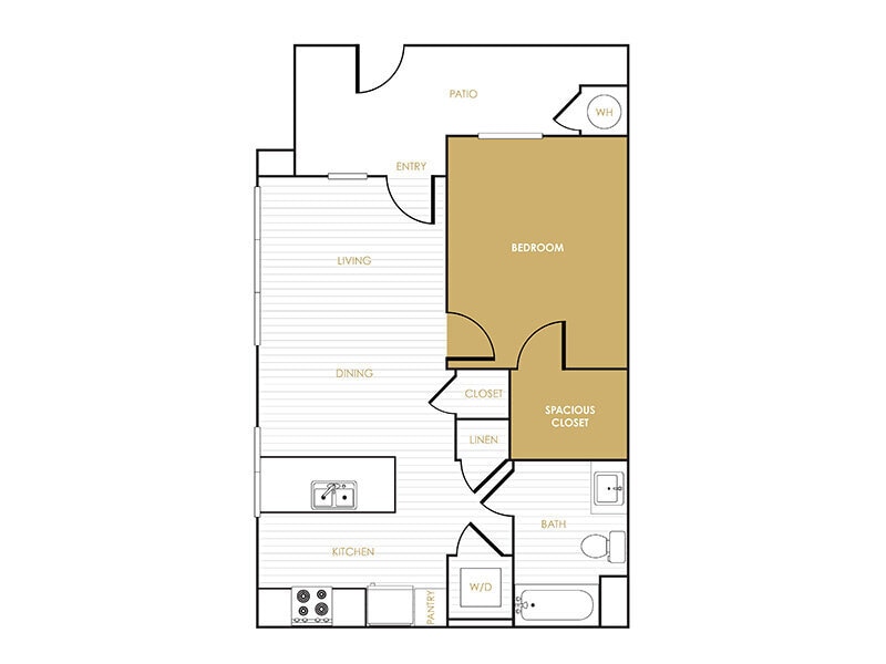 Floor Plan - 1x1_623