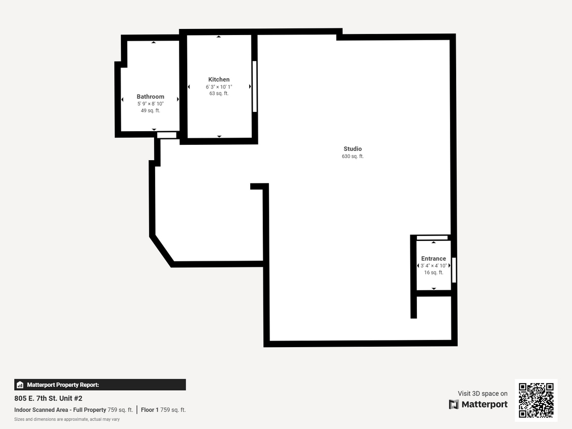 Floor Plan - Studio