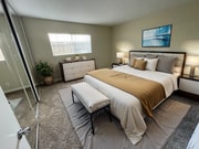 Virtually Staged Bedroom (Furniture Not Included) - 225 W. Verdugo Apartments