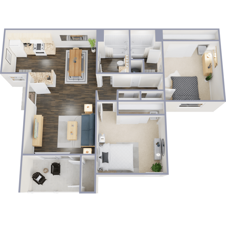 2x2_945_Overhead_171610.png - 2 Bed 2 Bath