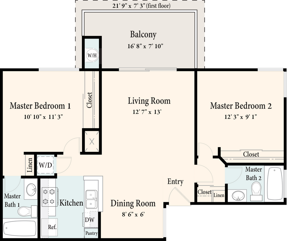 Floor Plan - The Valley Way - Downstairs
