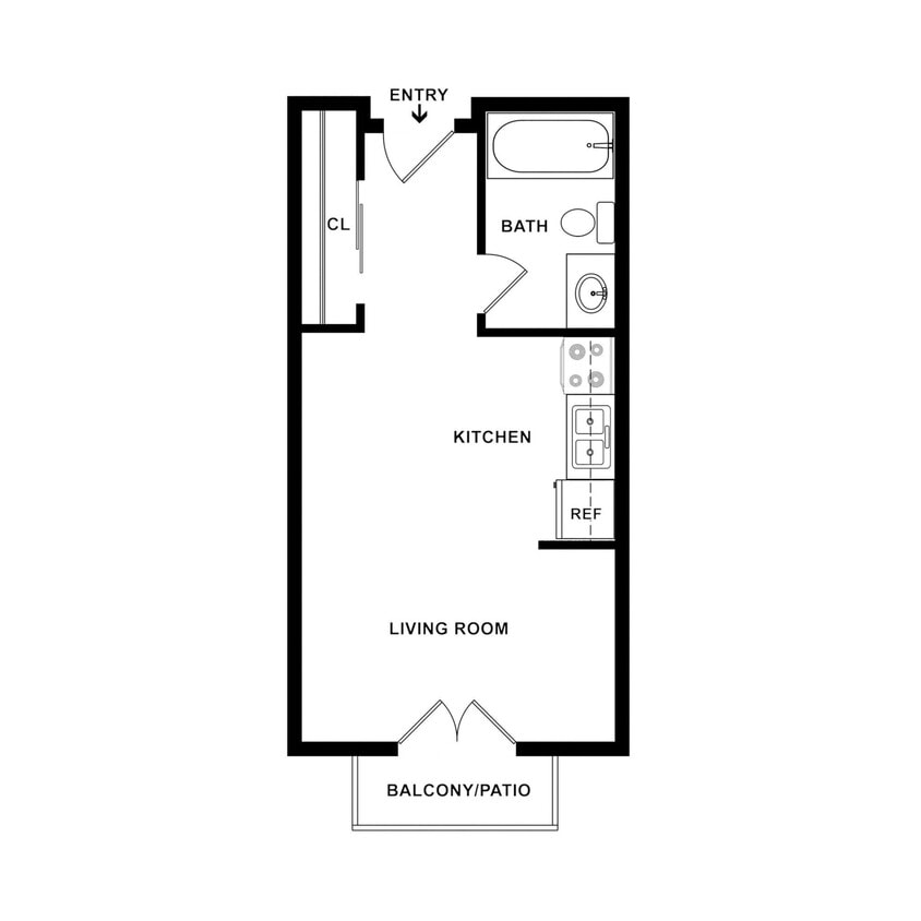 Floor Plan - Studio G