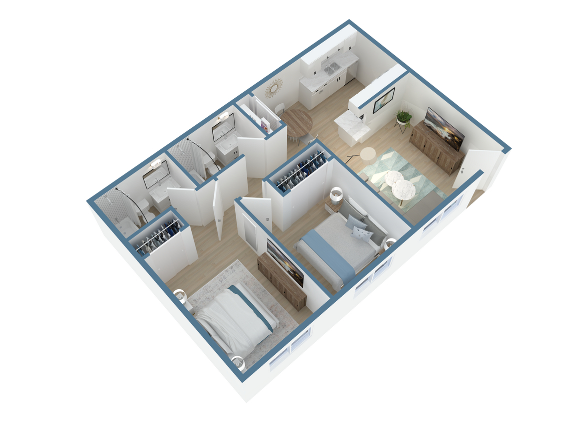 Floor Plan - Dusk