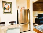 Kitchen with Extra Large Refrigerator - 59570 Devils Ladder Rd