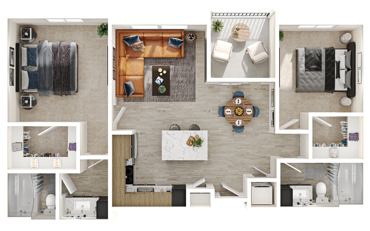 Floor Plan - Plan 4B