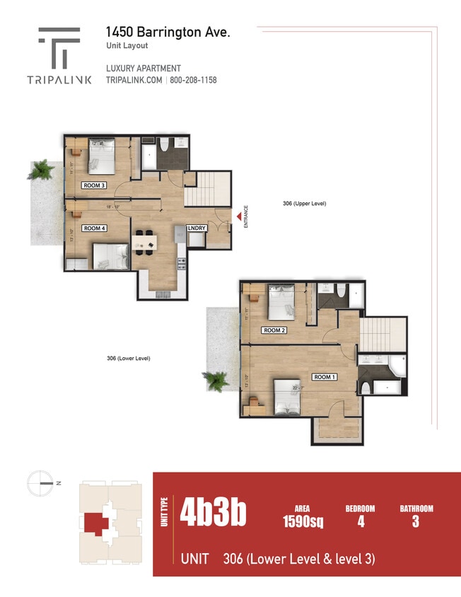 Floor Plan - Unit 306
