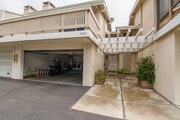 Main entrance next to attached 2 car garage. - 2838 Luciernaga St