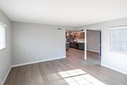 2BR, 1BA - 1012SF - Living Room - Pacific Palms Apartment Homes