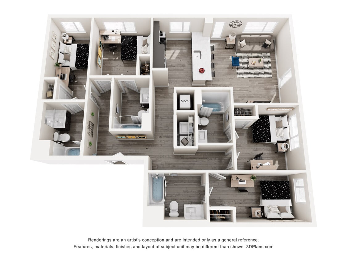 The Standard at Los Angeles_D4_Type IIIA_No Balconyy - Dawson - 4x4