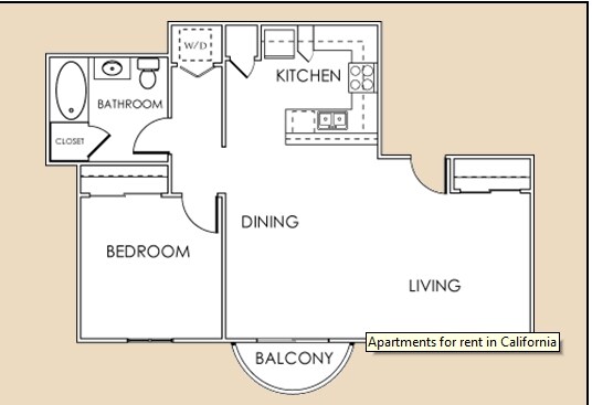 1BR/1BA