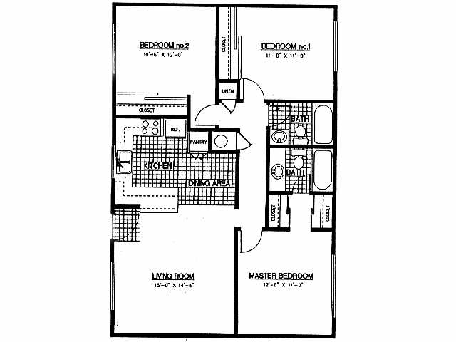 3BR/2BA - 3 Bedroom 2 Bath