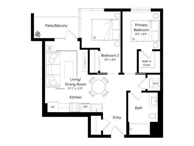 Floor Plan - 1650-Lincoln_2A