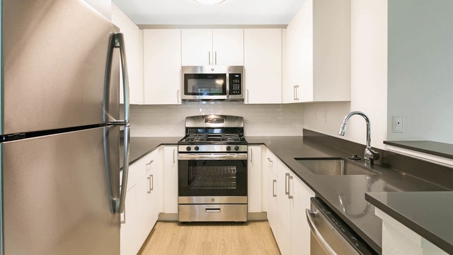 Kitchen with Stainless Steel Appliances - Hathaway