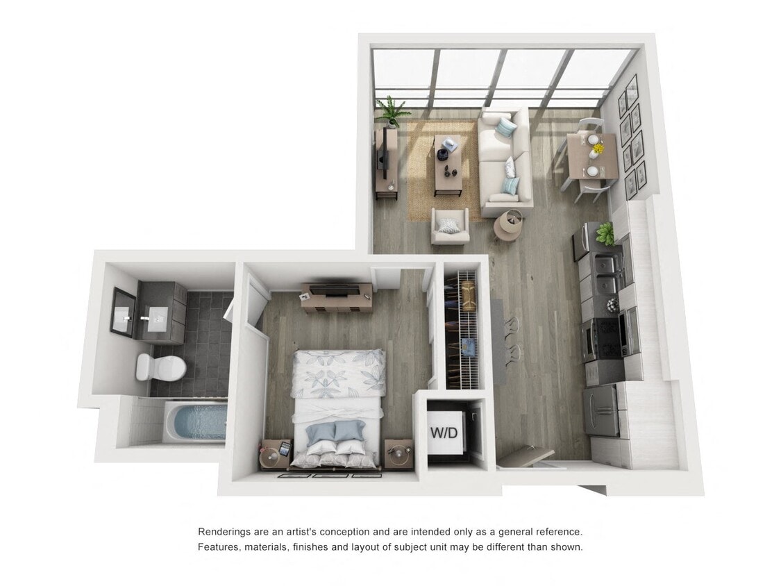 Floor Plan - 1 Bedroom B3