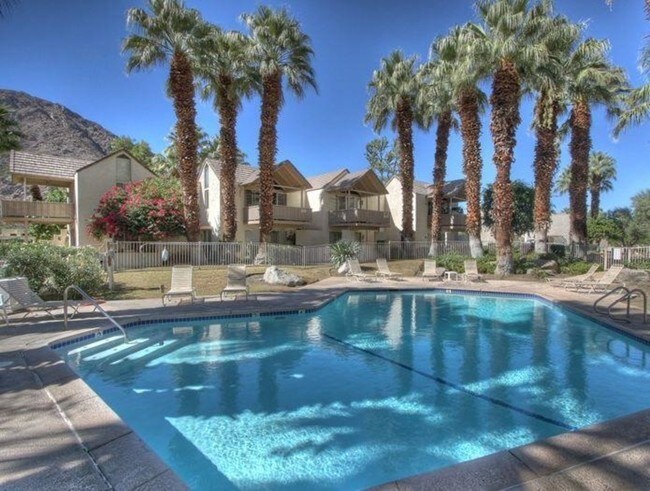 The pool is steps away from the unit - 78130 Cortez Ln Condo