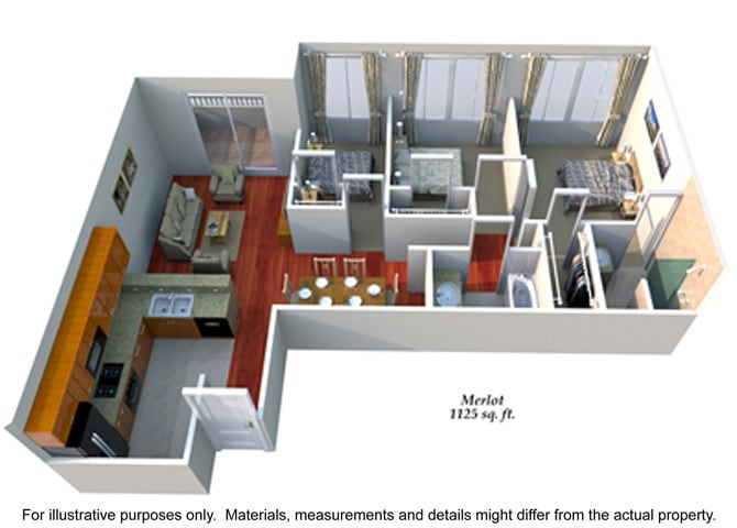 Floor Plan - Merlot