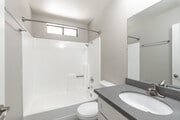 2BR, 2BA - 1,015SF - Bathroom - Watercrest at the Polo Fields