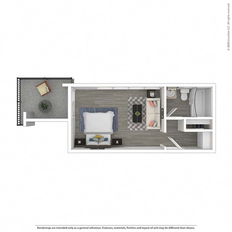 Floor Plan - Efficiency-PlanE
