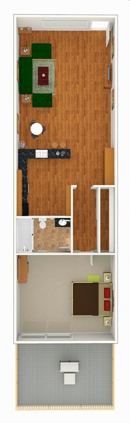 1BR/1BA - 11A