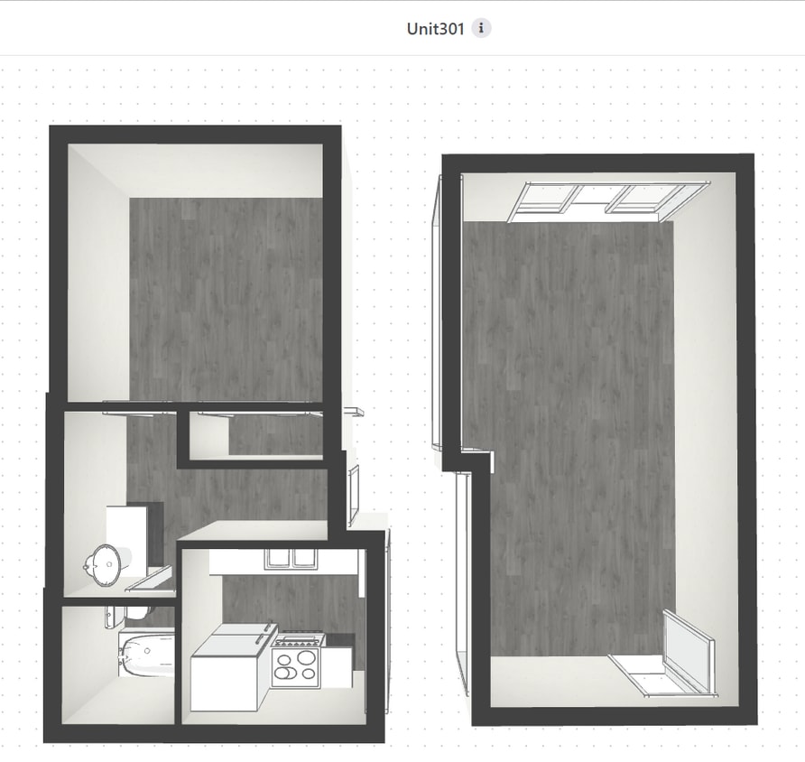Floor Plan - One Bed