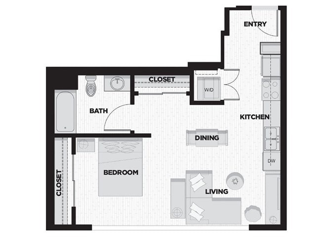 Floor Plan - Studio L