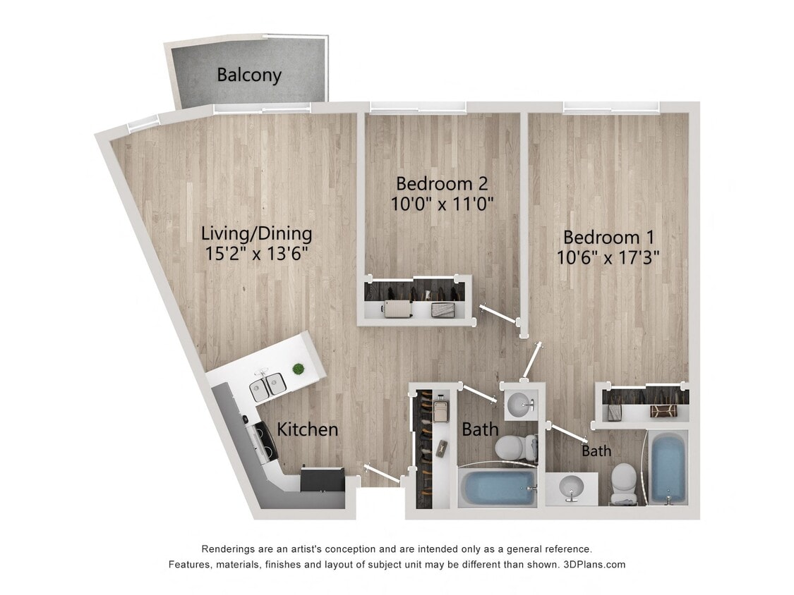 Floor Plan - 2 Bedroom