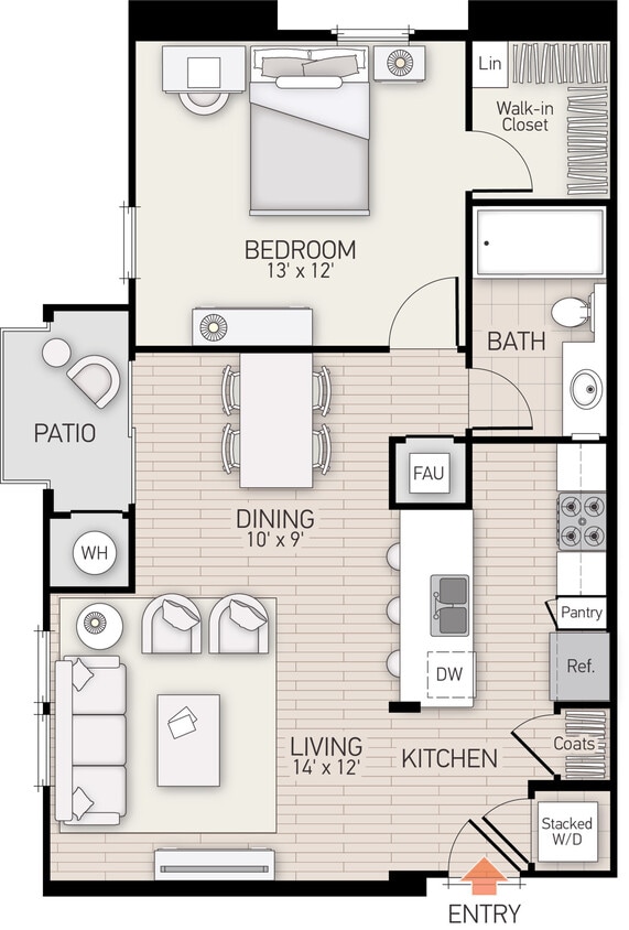 Floor Plan - Posare - Plan H