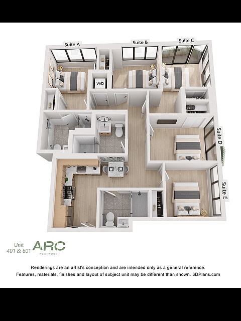 Furnished Suite 1 - Furnished Suite 1 with Private Balcony