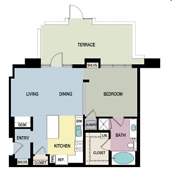 1BR/1BA - A1L
