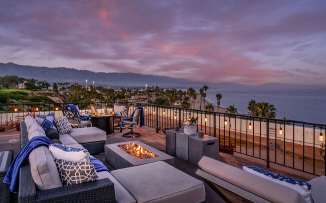 Rooftop Terrace at Night - Sea Cliff Apartments