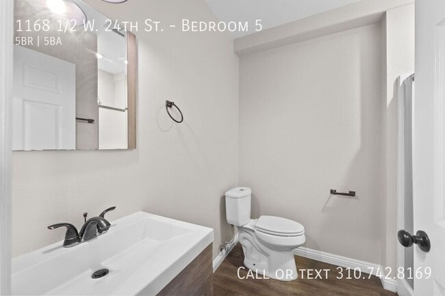 Photo - 1168 1/2 W. 24th St.-Bedroom 5 Unit Bedroom 5