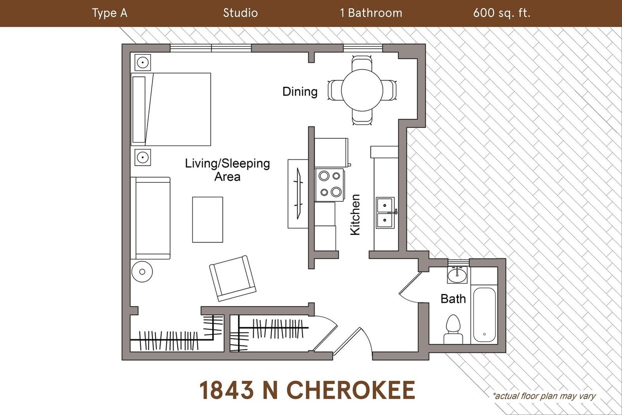 Floor Plan - Studio