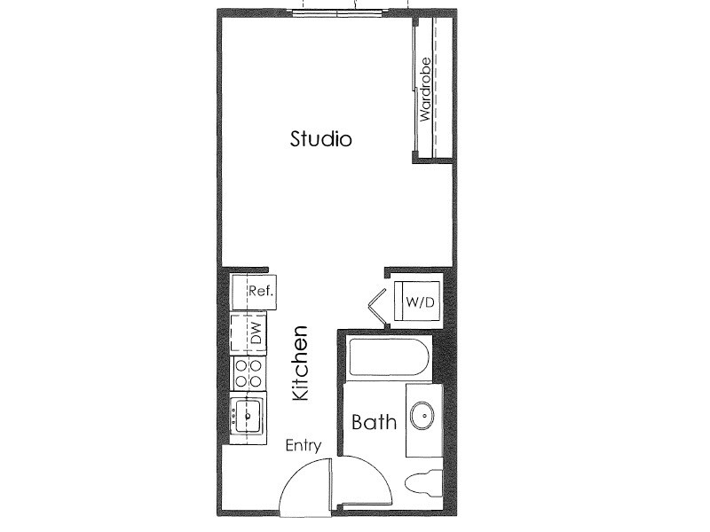 Floor Plan - 011-0B - Studio