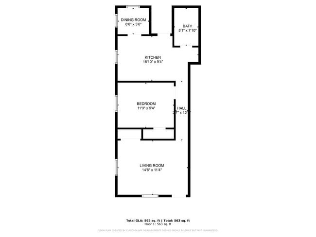 Photo - 1 bed, 1 bath located in Corona! Unit Apt B