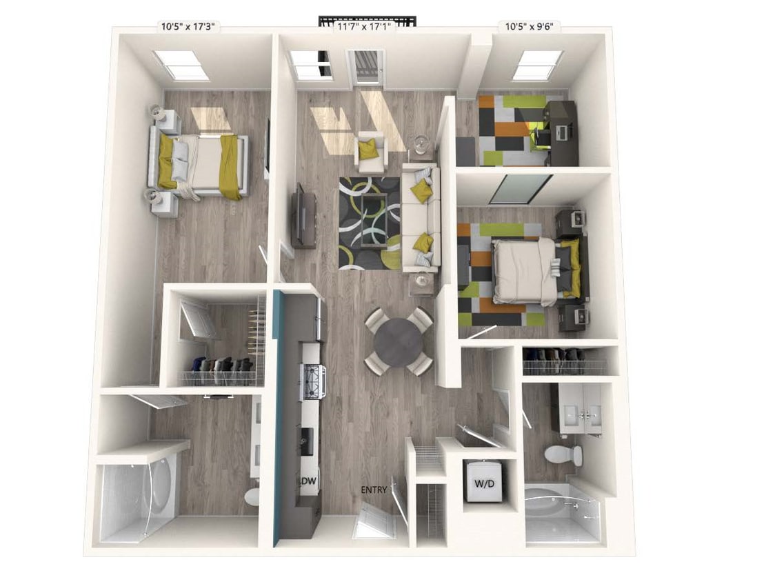 Floor Plan - B7-FinishII-1198-1210sf