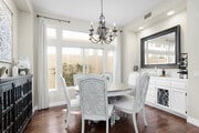 Dinign room with wet bar and chandleier - 35 Inverary House
