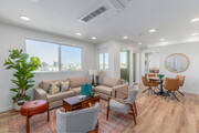 2BR, 2BA - 783SF - Living Room - Canopy North Park Apartments