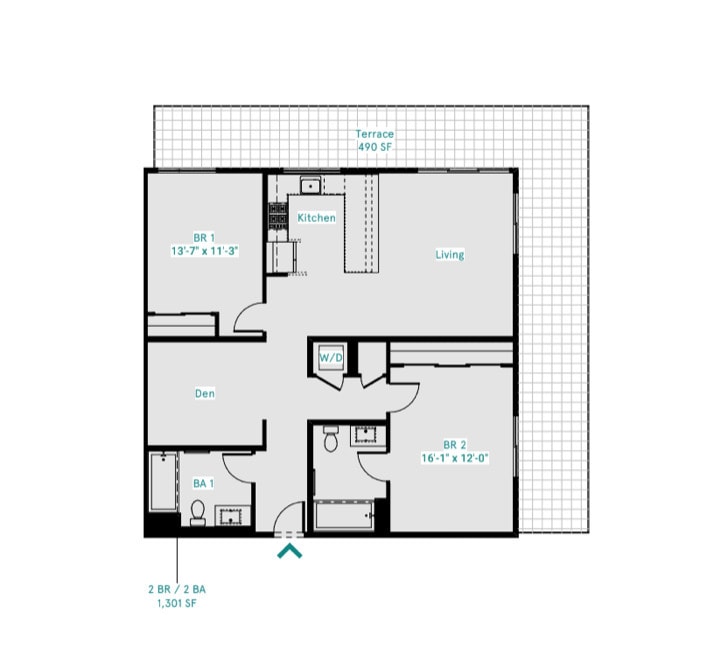 Floor Plan - 2K