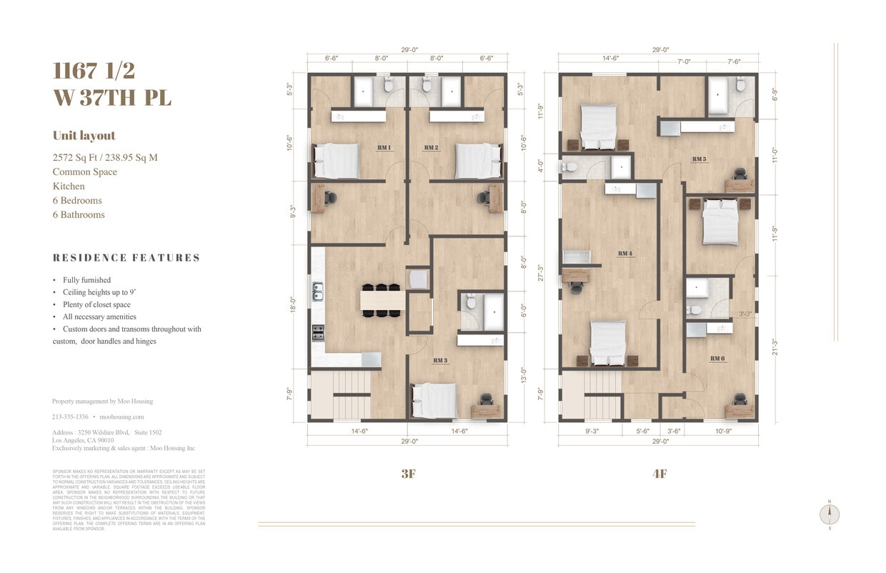 Floor Plan - 1167 W 37th Pl