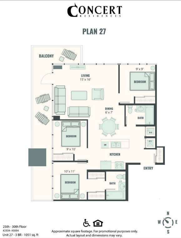Floor Plan - Concert 27 3x2