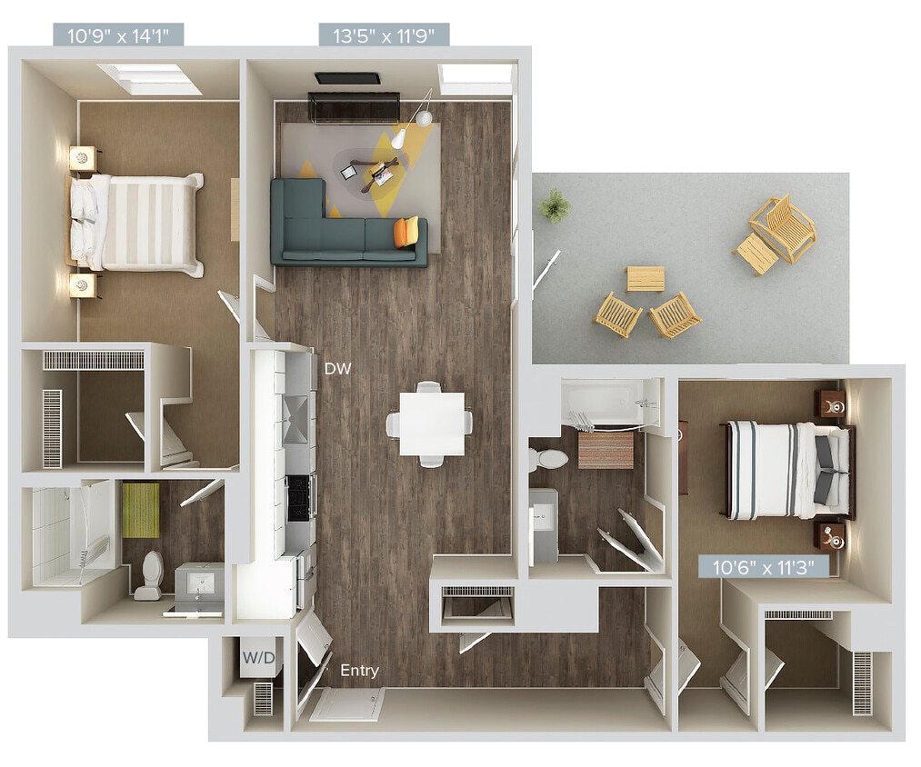 Floor Plan - B21-1161-1418
