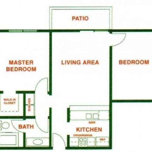 Serrando Mesa - Serrano 2x1 Floor Plan